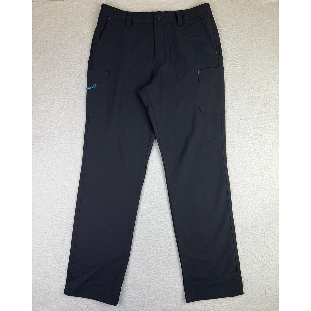 Amazon Mens Large Black Regular Fit Stretch Cargo Workwear Pants Luly Yang